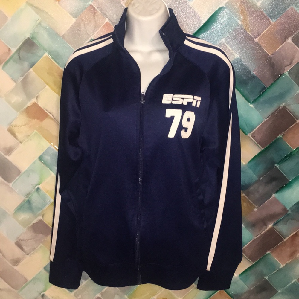 $14!  🌎 ESPN long sleeve navy zipper jacket!